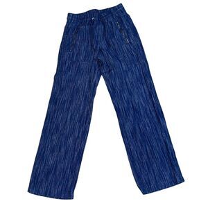 Blue Striped Women's Pants